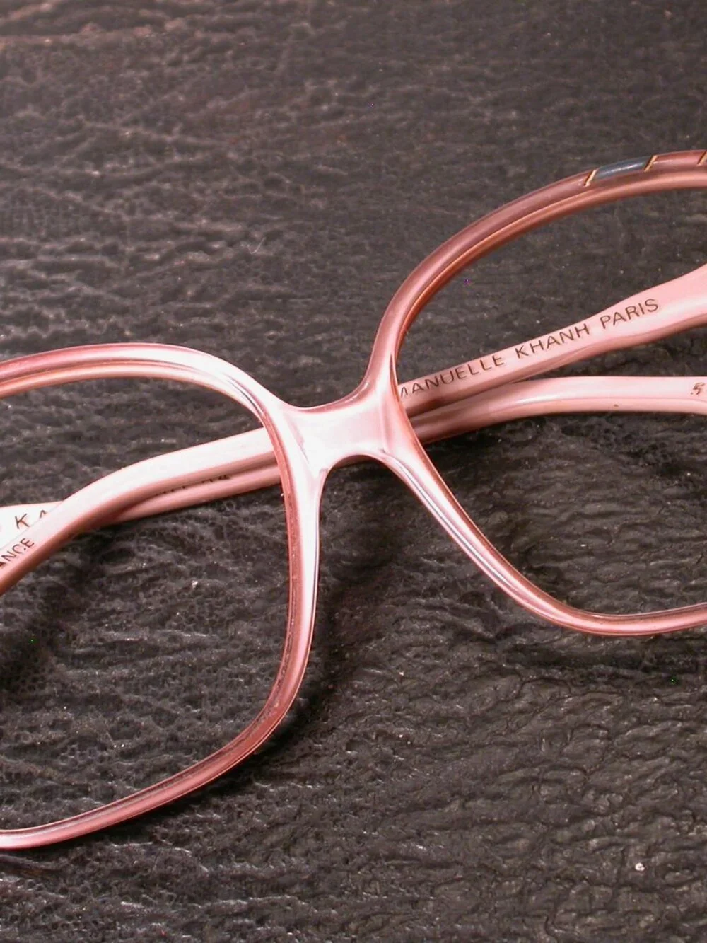 Vintage Emmanuelle Khanh Kenco Pink Sunglasses MAde in FRANCE